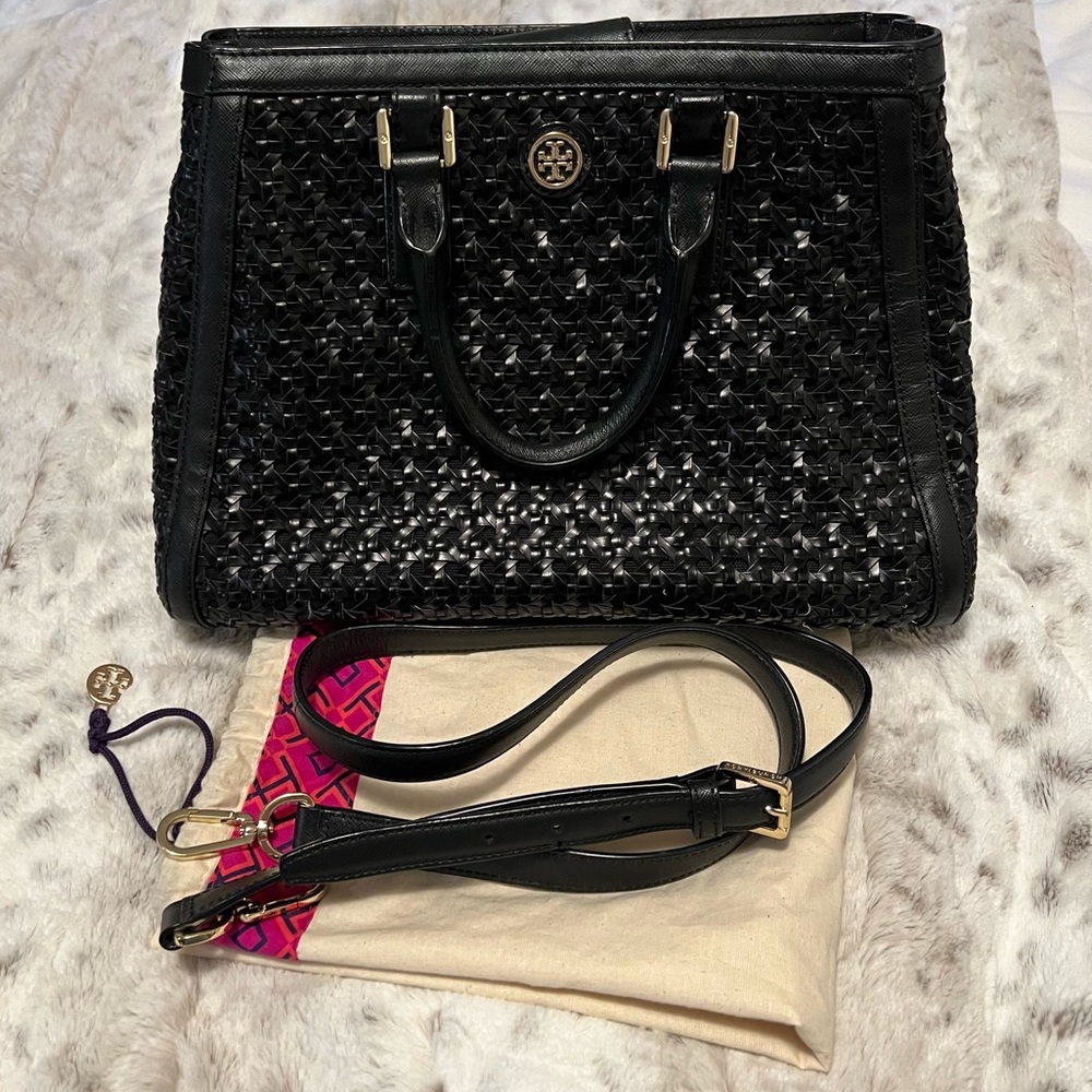 Robinson Basket Weave Satchel